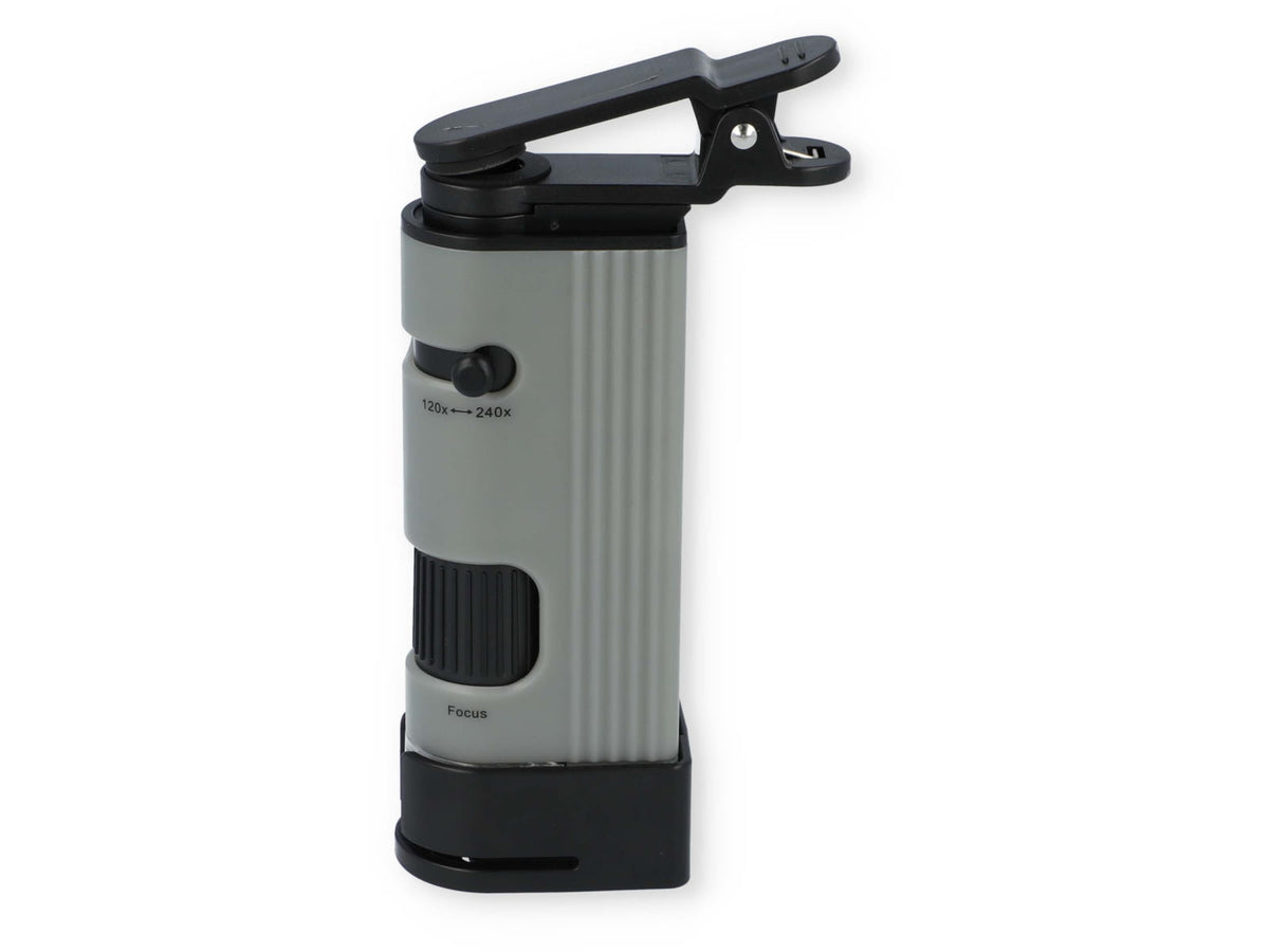 Carson Optical MP-400 MicroPic 120-240x Pocket Microscope Gray 1.0 in x 1.7 in x 5.1 in MP-400