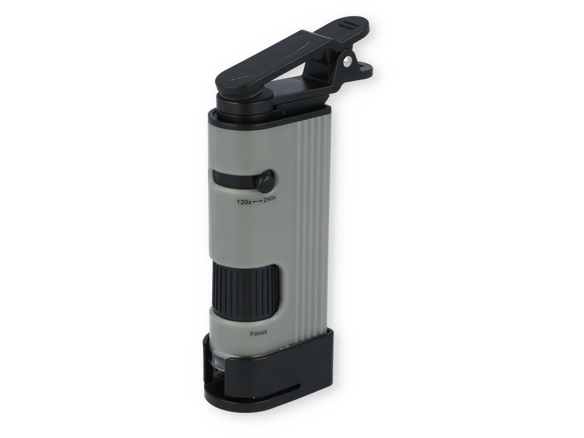 Carson Optical MP-400 MicroPic 120-240x Pocket Microscope Gray 1.0 in x 1.7 in x 5.1 in MP-400
