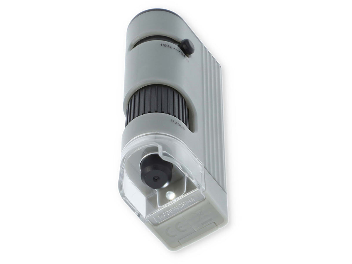 Carson Optical MP-400 MicroPic 120-240x Pocket Microscope Gray 1.0 in x 1.7 in x 5.1 in MP-400
