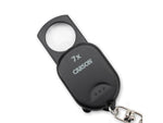 Carson Optical Clip & View Pop Up Keycha in 7x Magnifier 2.75 in Overall GN-70