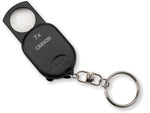 Carson Optical Clip & View Pop Up Keycha in 7x Magnifier 2.75 in Overall GN-70