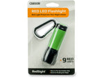 Carson Optical RedSite Light 3 AAA Red LED FlashlightNeon Green