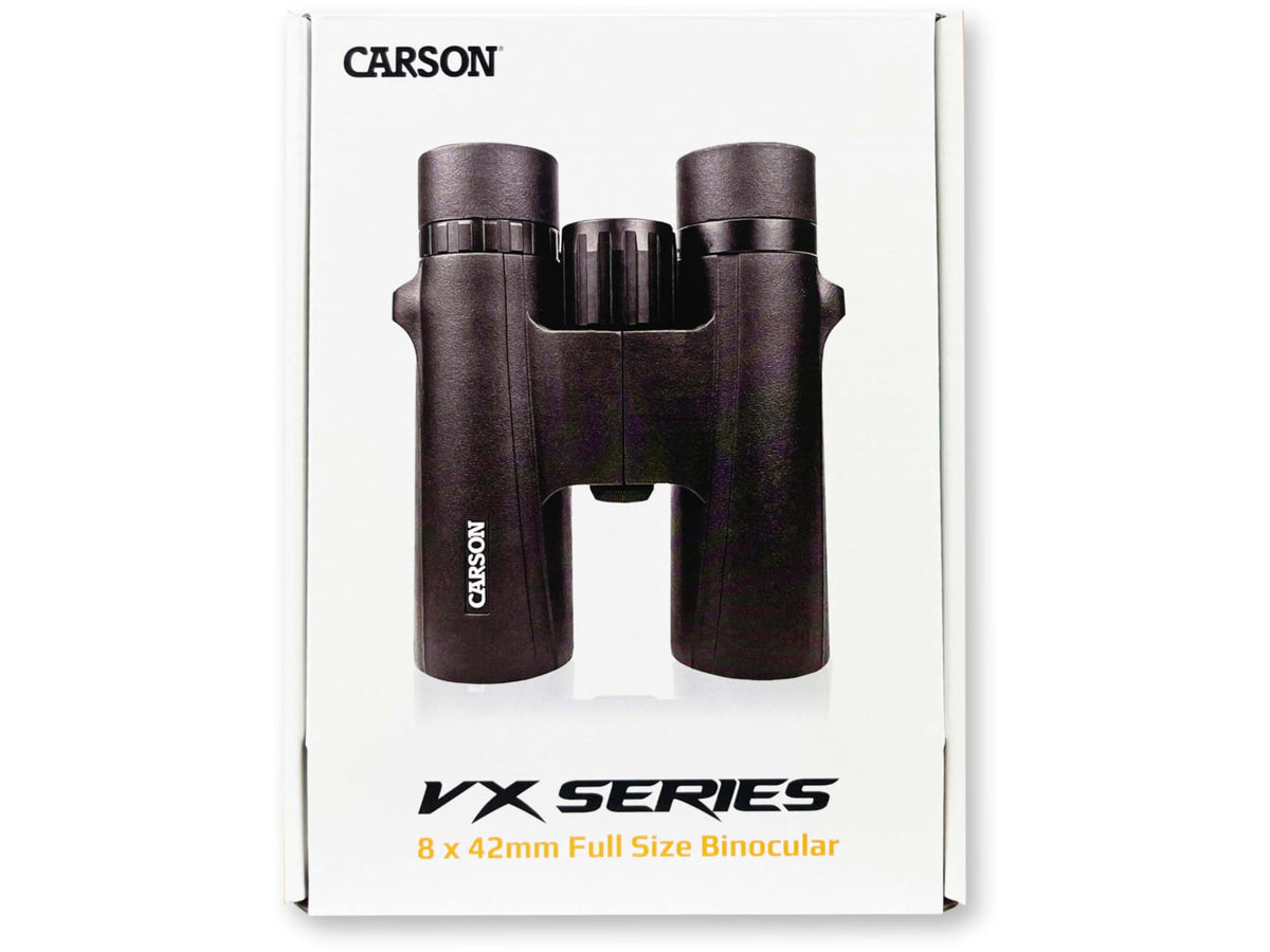 Carson Optical VX Series 8x42mm Roof Prism Binoculars Black VX-842