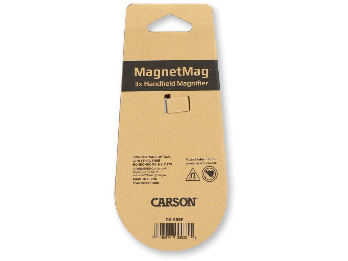 Carson Optical Wheat Version MagnetMag Handheld Magnifier Beige DX-50EF