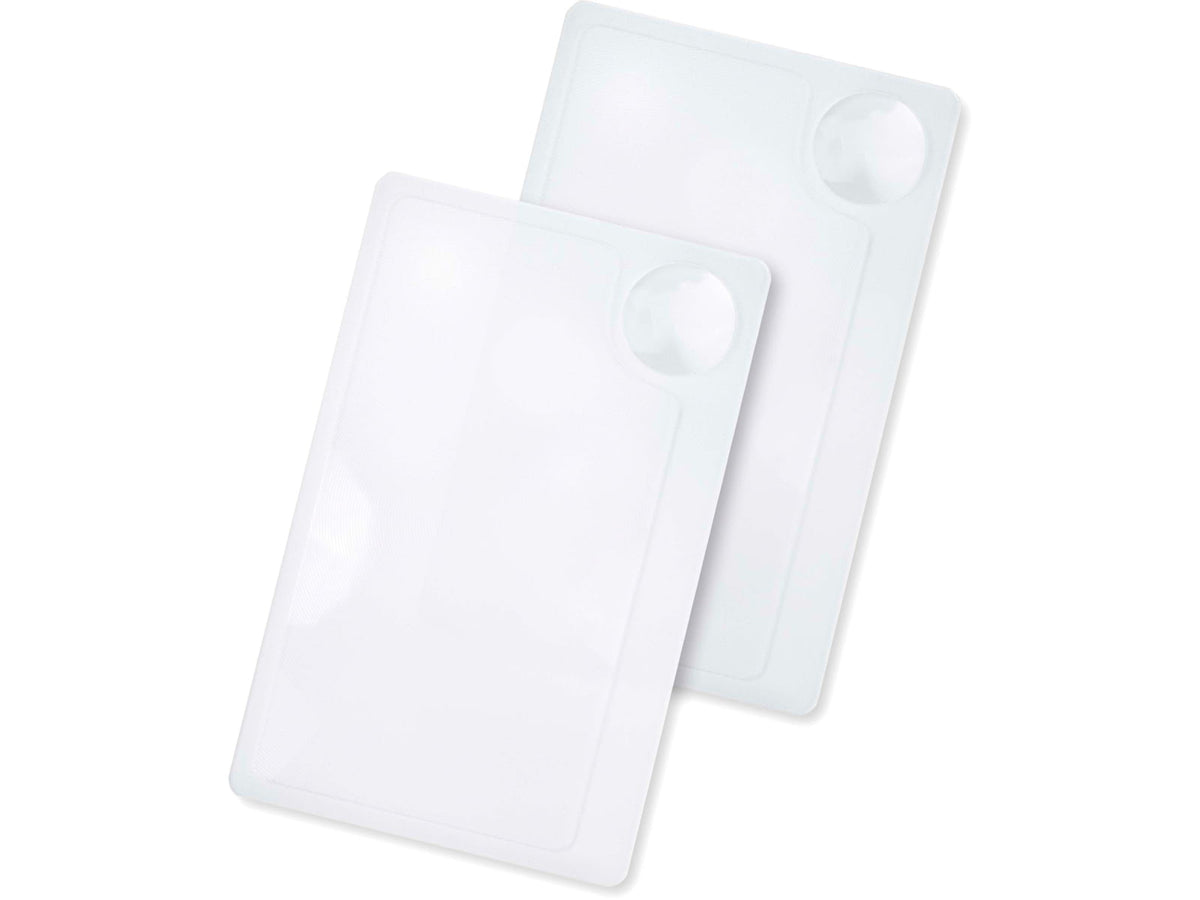 Carson Optical WM-21 Credit Card Sized Magnifier with Spot Lens Clear 2.1 in x 0.1 in x 3.4 in