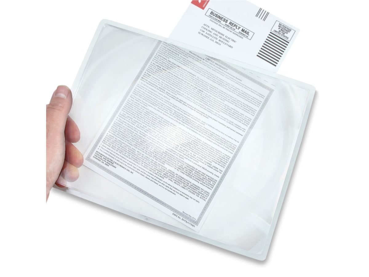 Carson Page Magnifier 2x Rigid-Frame Full Page Magnifier Loupe DM-21