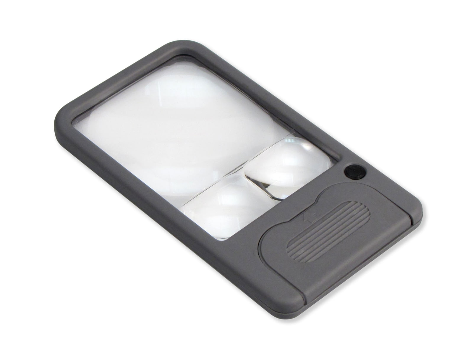 Carson Pocket Magnifier Loupe w/ LED Light Gray