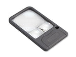 Carson Pocket Magnifier Loupe w/ LED Light Gray