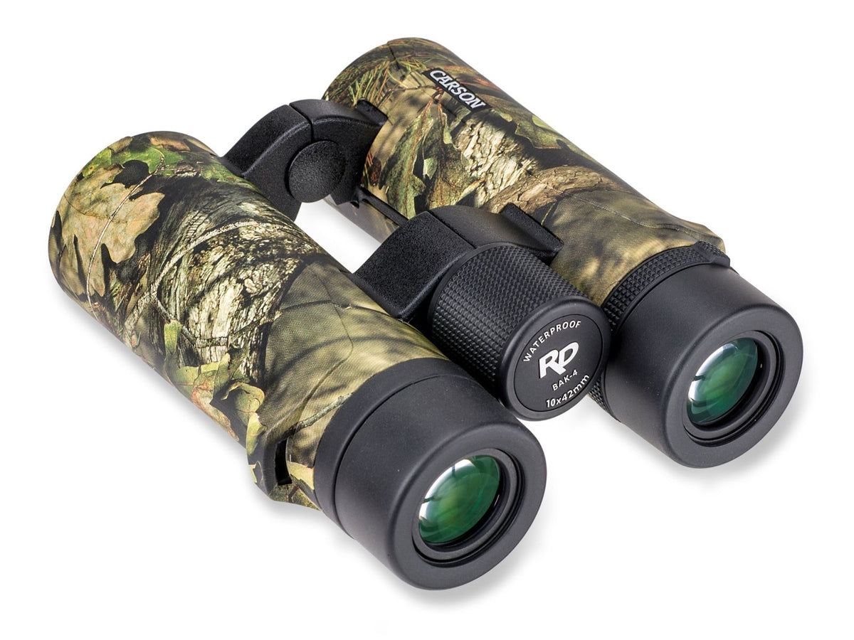 Carson RD Series 10x42mm Binocular Mossy Oak Break Up Country Camo Roof Prism Matte RD-042MO
