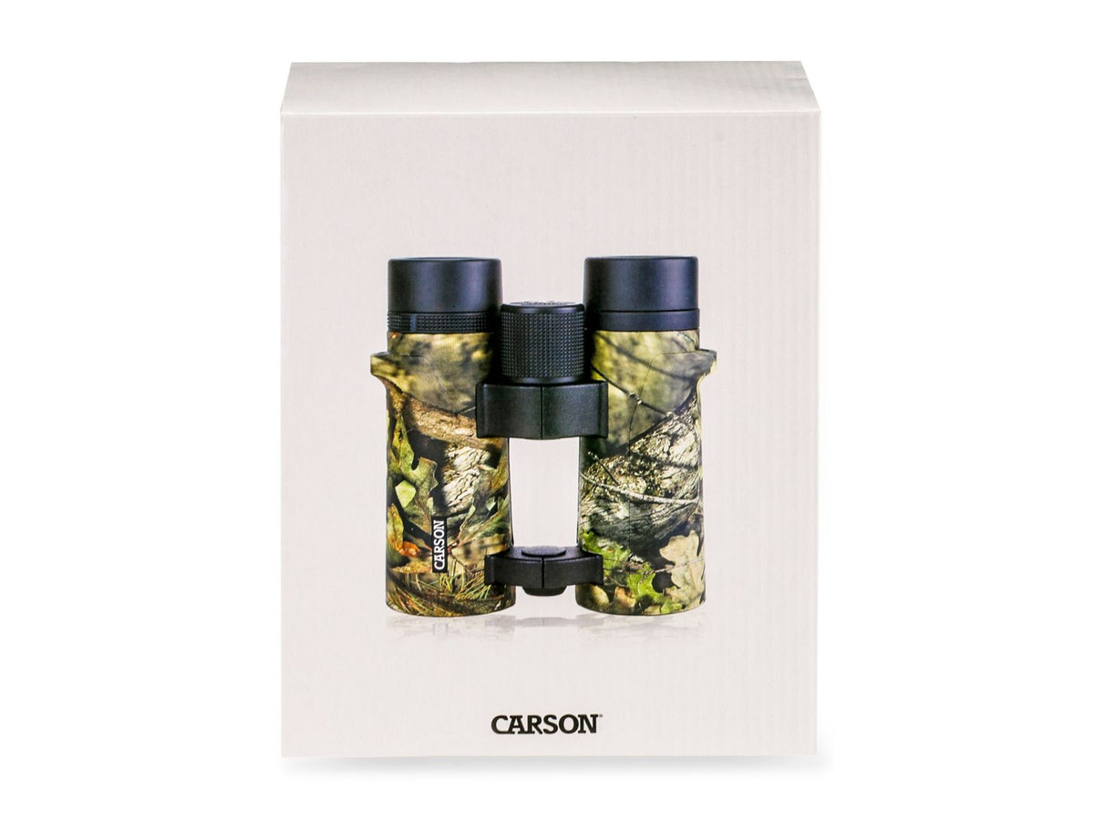 Carson RD Series 10x42mm Binocular Mossy Oak Break Up Country Camo Roof Prism Matte RD-042MO