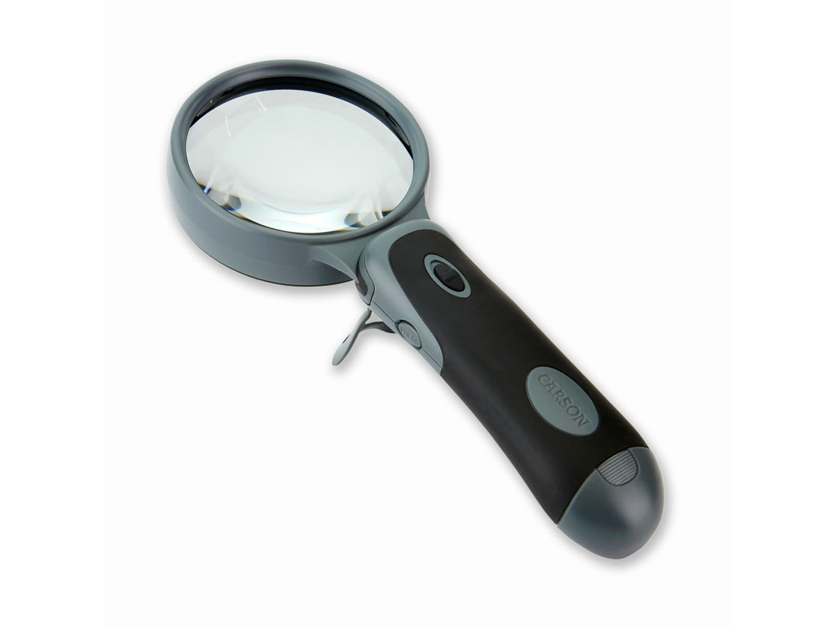 Carson Remov-A-Lens 3-in-1 LED Lighted Handheld Magnifier Loupe RL-30