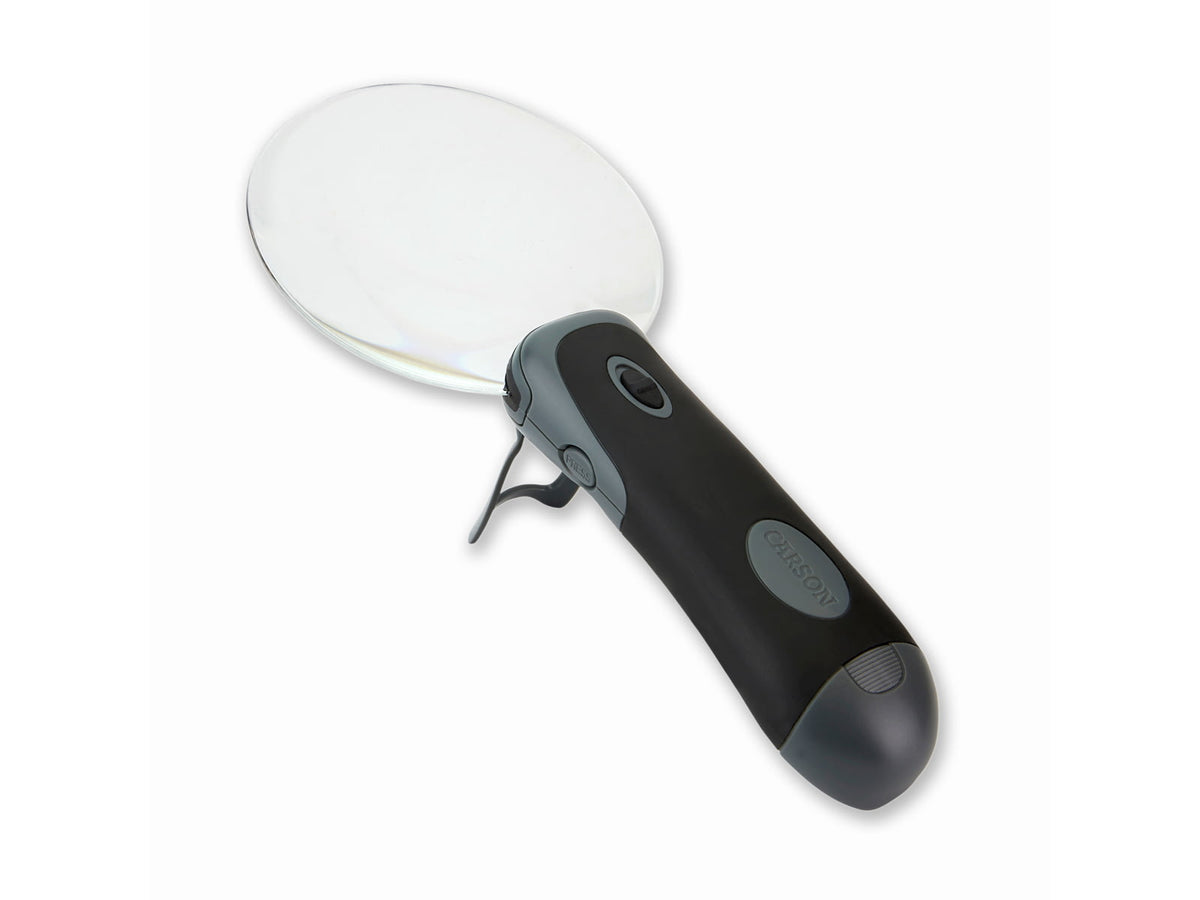 Carson Remov-A-Lens 3-in-1 LED Lighted Handheld Magnifier Loupe RL-30