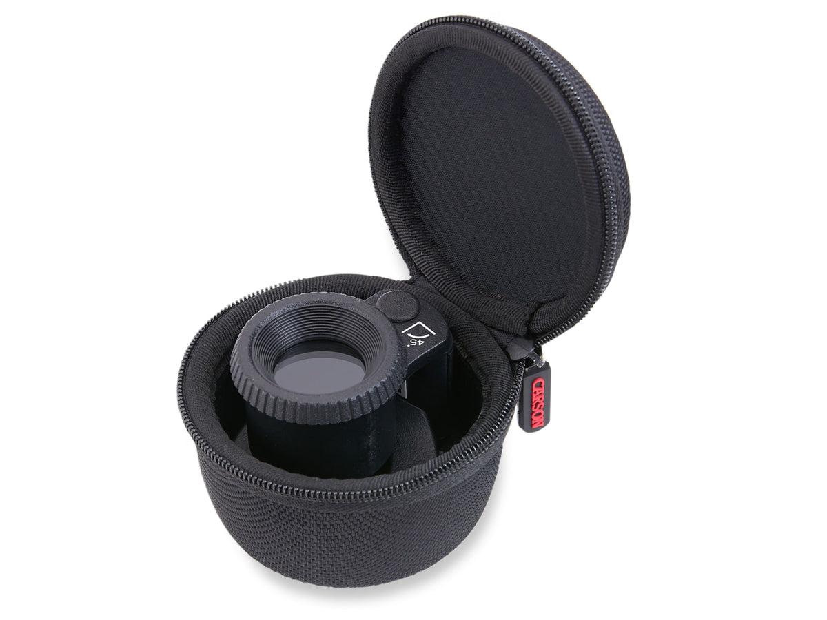 Carson SensorMag 4.5X Magnification Loupe w/ LED Black SM-44