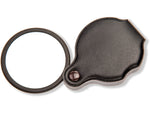 Carson Slide-OpenGlass Magnifier 4x w/Attached Case Black Small GN-11