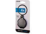 Carson Slide-OpenGlass Magnifier 4x w/Attached Case Black Small GN-11