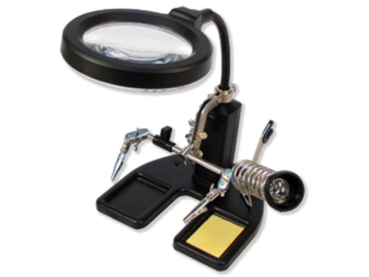 Carson SolderMag 1.75x Station Magnifier Loupe Black CP-50