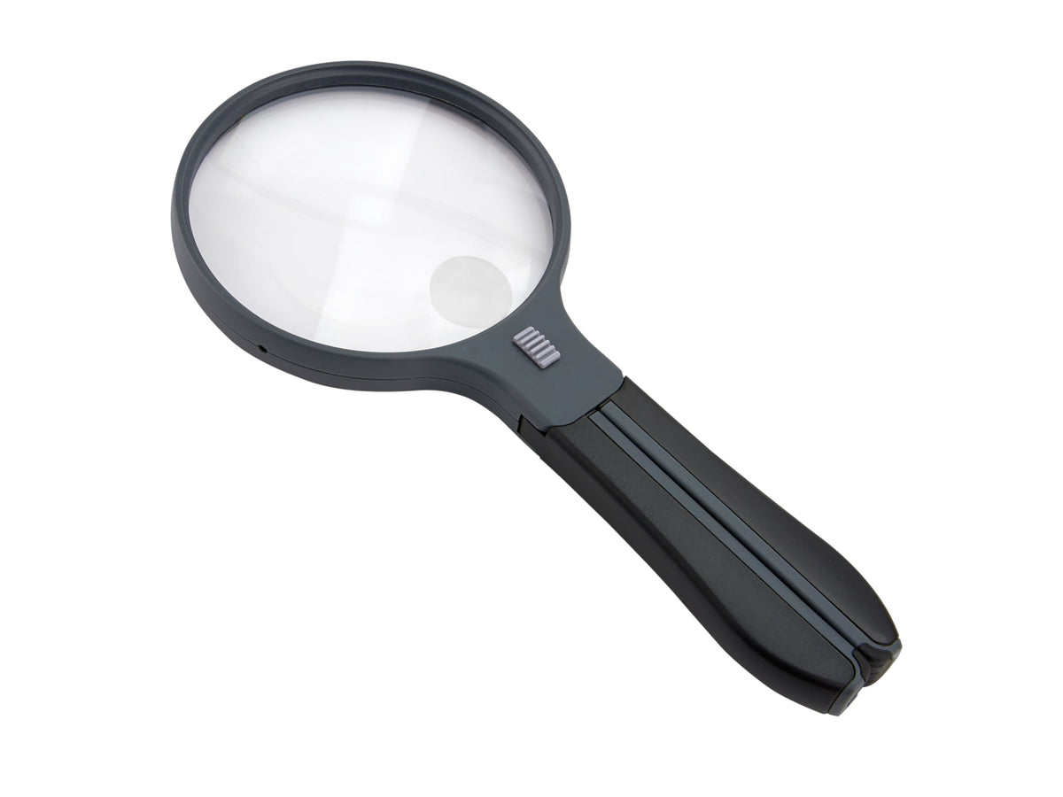 Carson SplitHandle 2x/3x Magnifying Glass Black