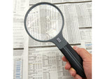Carson SplitHandle 2x/3x Magnifying Glass Black