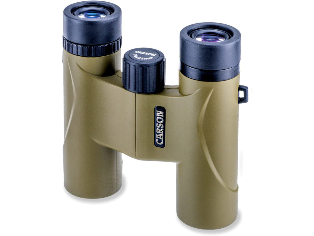 Carson Stinger 10x25mm Compact Binocular Matte Brass