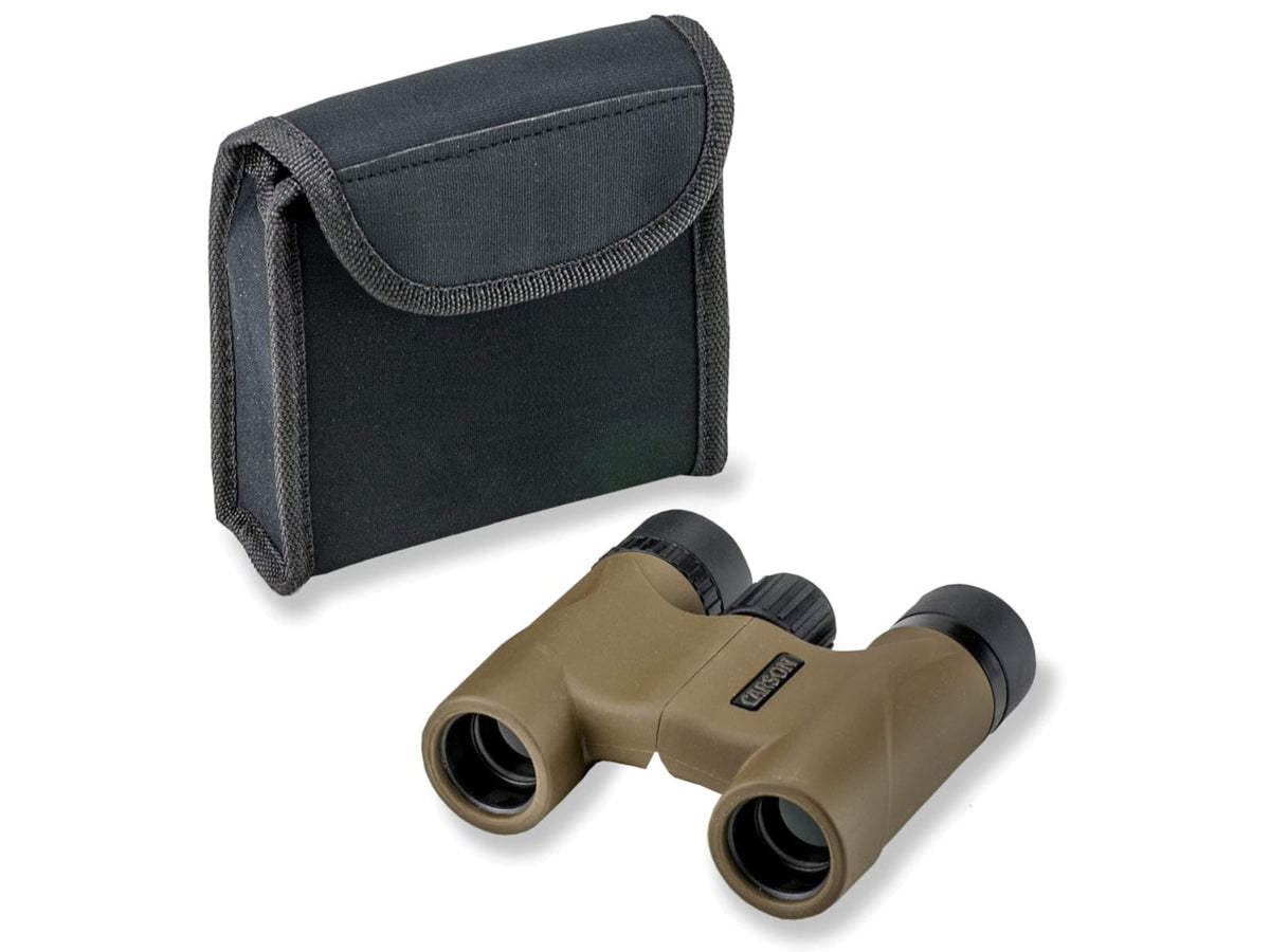 Carson Stinger 8x22mm Compact Binoculars Matte Brass HW-822