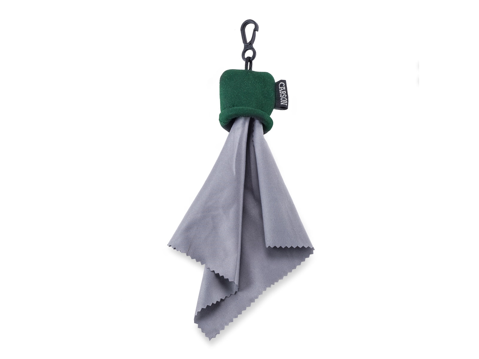 Carson Stuff-It Lens Cleaner Cloth & Pouch Green 1.7 x 1.1 x 1.8 in SN-40GR
