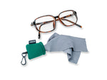 Carson Stuff-It Lens Cleaner Cloth & Pouch Green 1.7 x 1.1 x 1.8 in SN-40GR