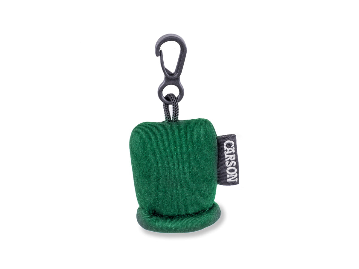 Carson Stuff-It Lens Cleaner Cloth & Pouch Green 1.7 x 1.1 x 1.8 in SN-40GR