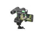 Carson 100-1000x Table Top Microscope w/Universal Smartphone Adapter for Microscopes Black/Gray MS-100SP