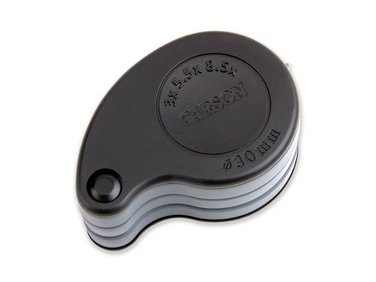 Carson TriView 3x / 6x / 8.5x Folding Loupe Magnifier
