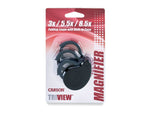 Carson TriView 3x / 6x / 8.5x Folding Loupe Magnifier TV36