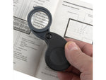 Carson TriView 5x / 10x / 15x Folding Loupe with Built-in Case