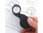 Carson TriView 5x / 10x / 15x Folding Loupe with Built-in Case