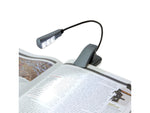 Carson Ultra-Bright Fully Adjustable 6 LED Book Light Grey FL-66