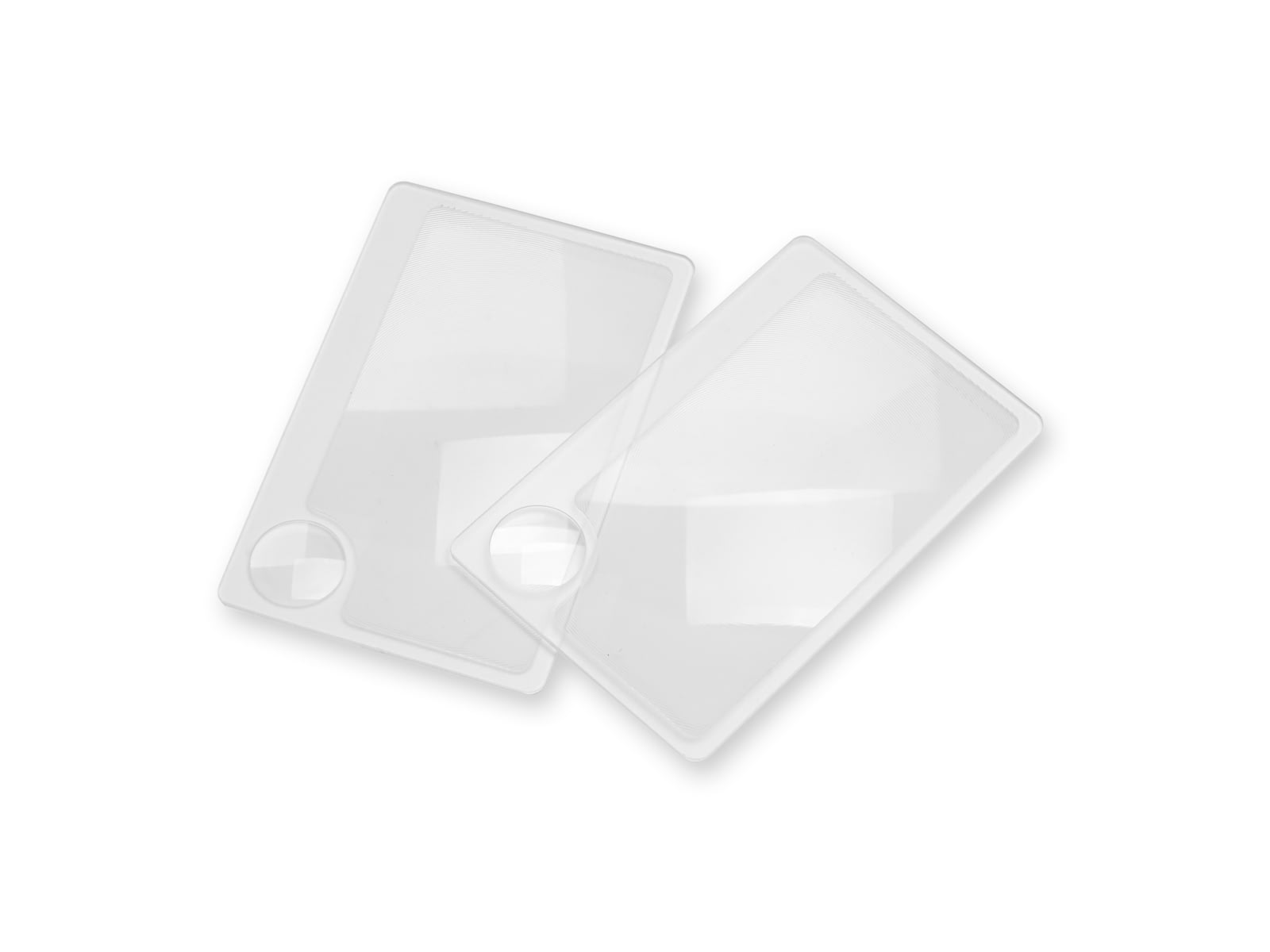 Carson Wallet 2x Magnifier Loupe with 5x Spot Lens Twin Pack WM-01