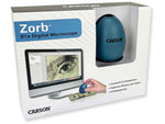 Carson zOrb LED Lighted USB Digital Computer Microscope Blue Small MM-500