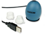 Carson zOrb LED Lighted USB Digital Computer Microscope Blue Small MM-500