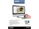 Carson zOrb LED Lighted USB Digital Computer Microscope Blue Small MM-500