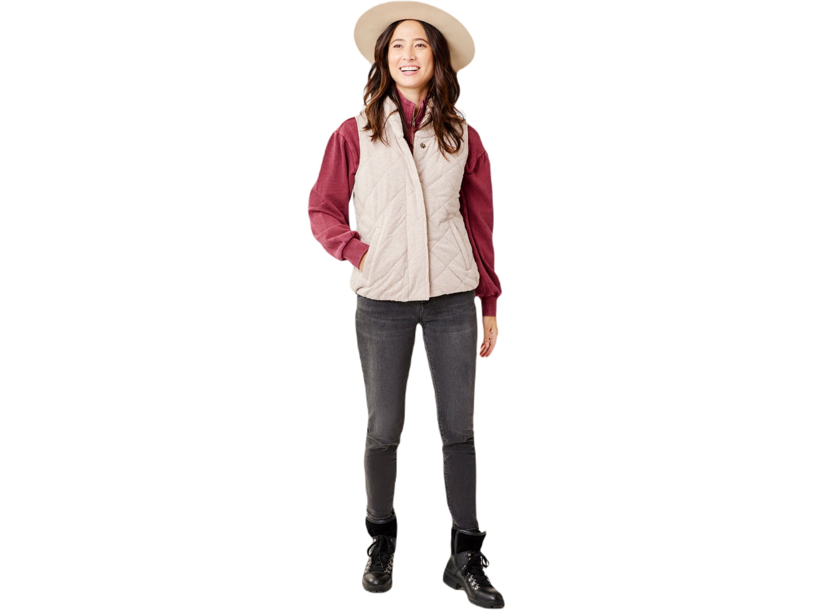 Carve Designs Betty Vest - Women's Light Khaki