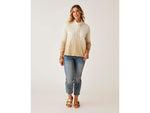 Carve Designs Bodie Funnel Neck - Women's Lt. Khaki Ombre