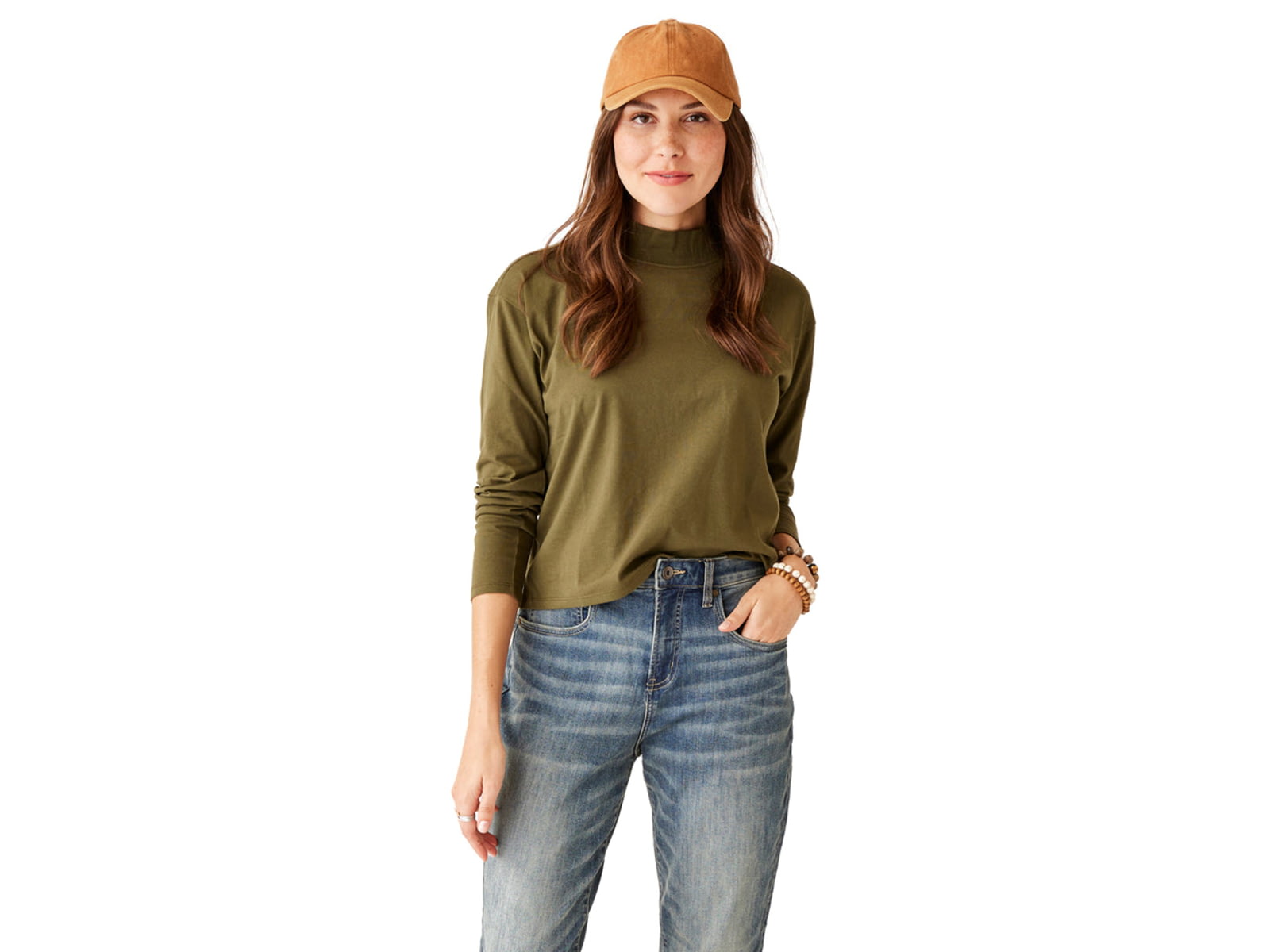 Carve Designs Bray Mockneck Top - Women's Fir
