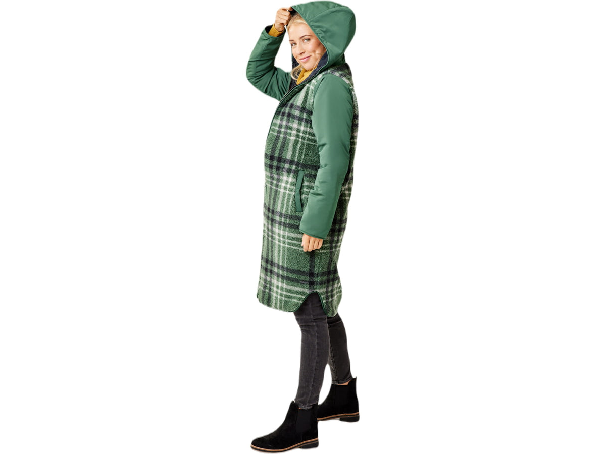 Carve Designs Donner Reversible Jacket - Women's Cilantro/Black Extra Small