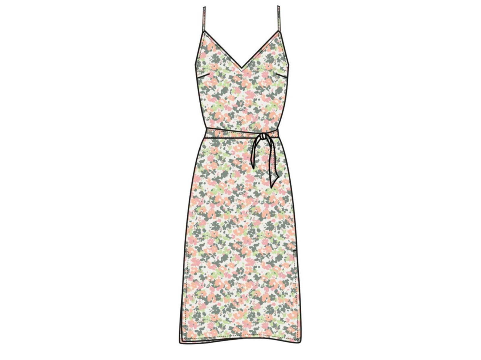 Carve Designs Macy Dress - Women's Cloud Wildflower