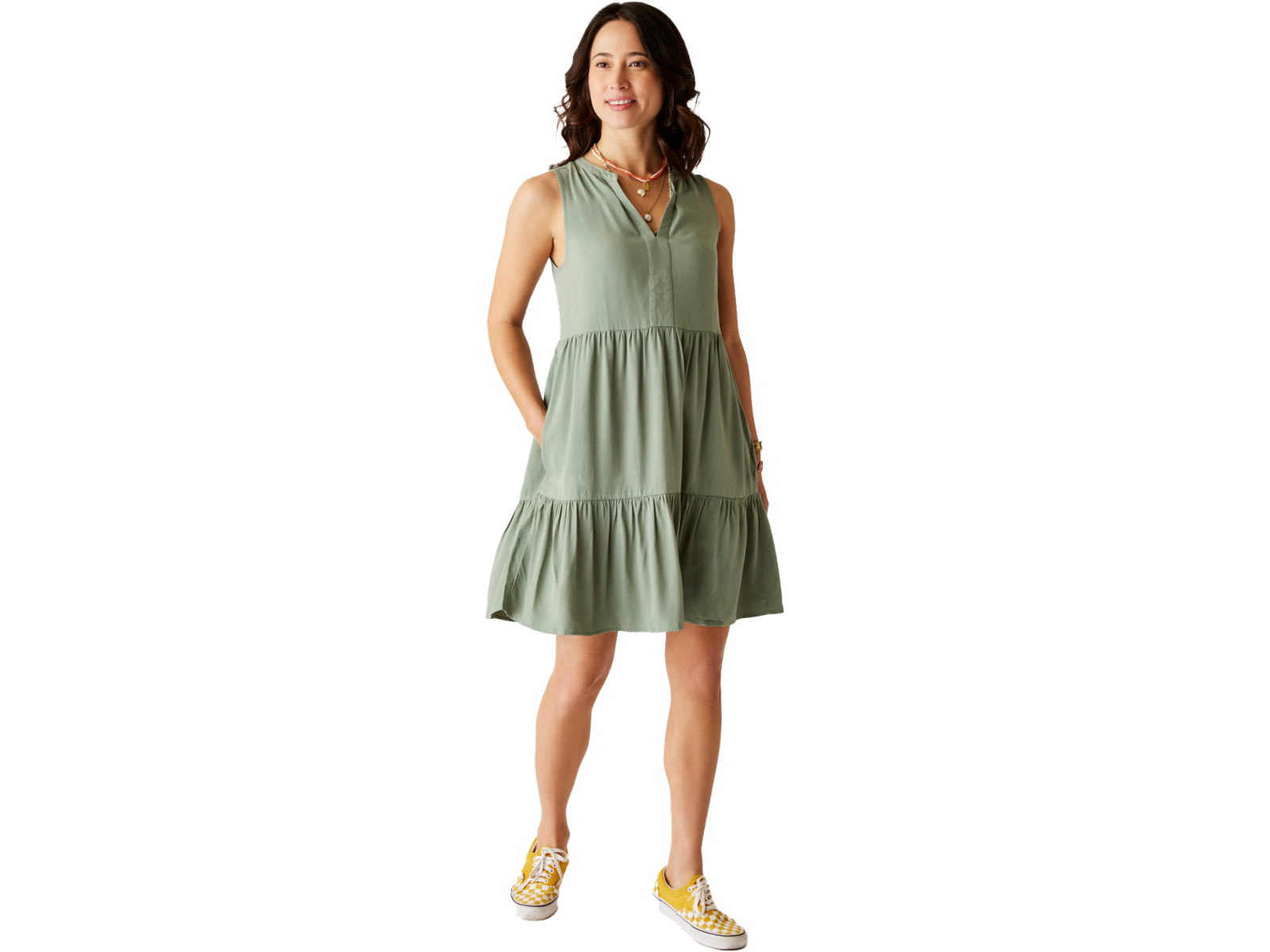 Carve Designs Nellie Dress - Women's Light Cilantro
