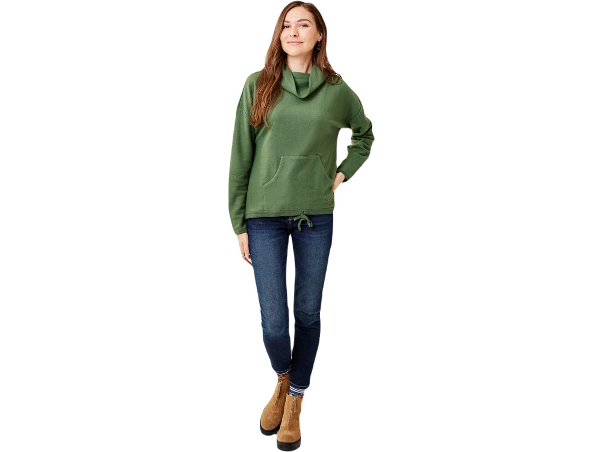 Carve Designs Rowayton Cowl Neck - Women's Cilantro