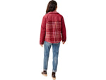 Carve Designs Vineyard Shacket - Women's Brick Plaid