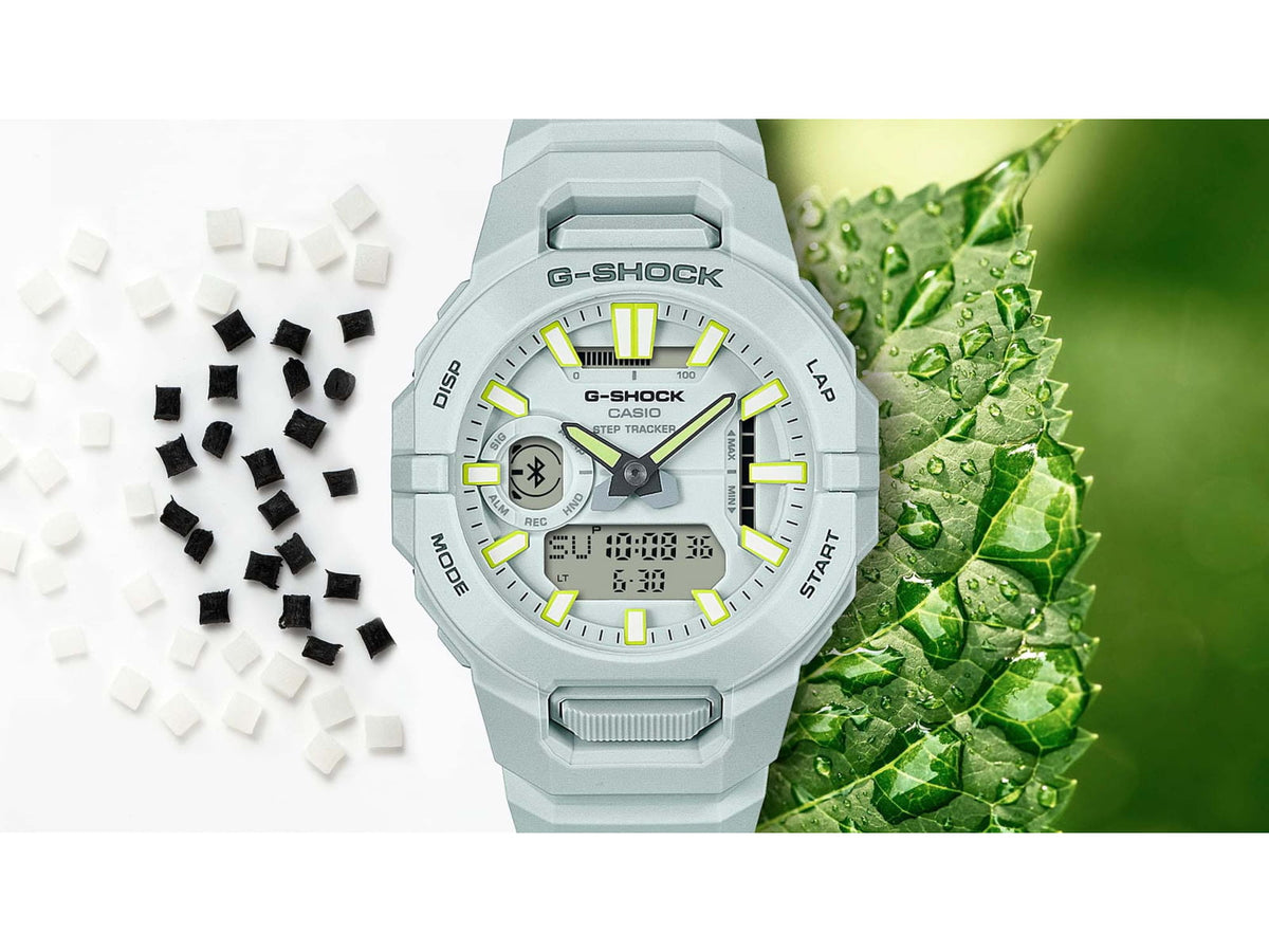 Casio G-Shock Men's Move Analog-Digital Watch w/Bluetooth Connect/Step Tracker 49 mm Case Diameter Resin White Bio-based Resin