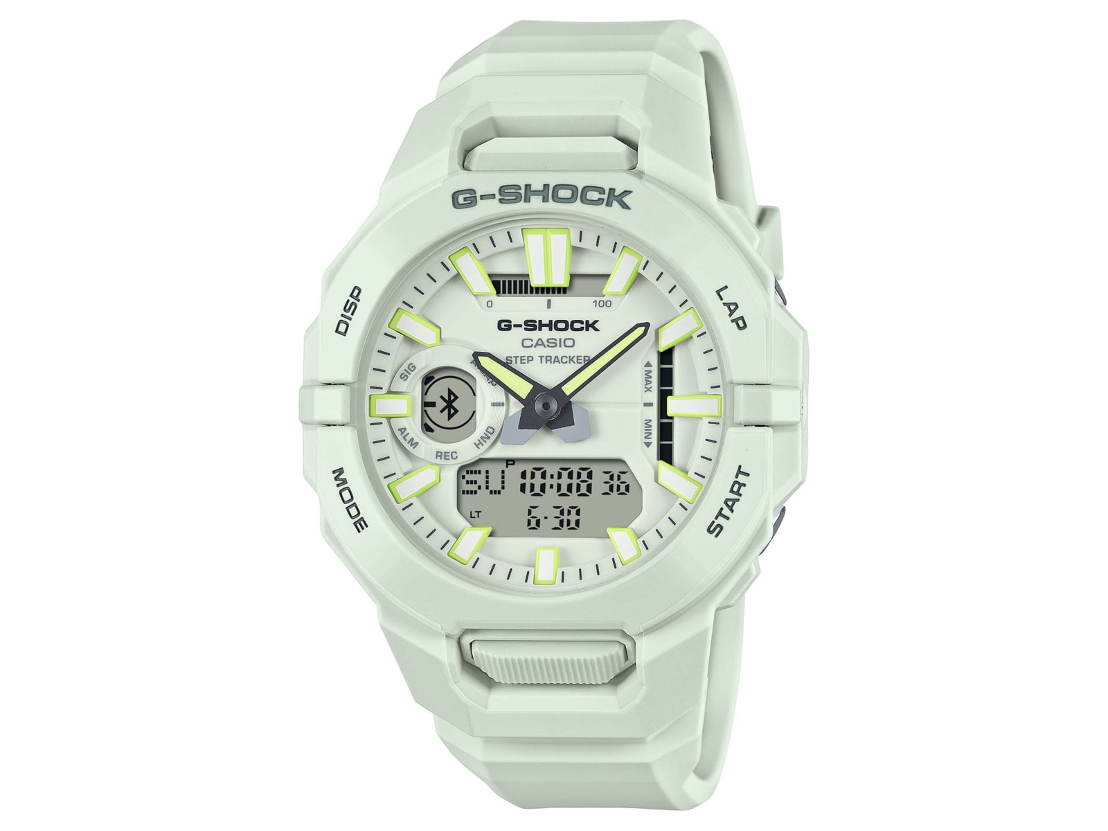Casio G-Shock Men's Move Analog-Digital Watch w/Bluetooth Connect/Step Tracker 49 mm Case Diameter Resin White Bio-based Resin
