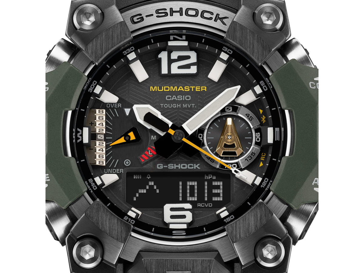 Casio G-Shock Mudmaster Triple-Sensor Solar Watch - Men's Green