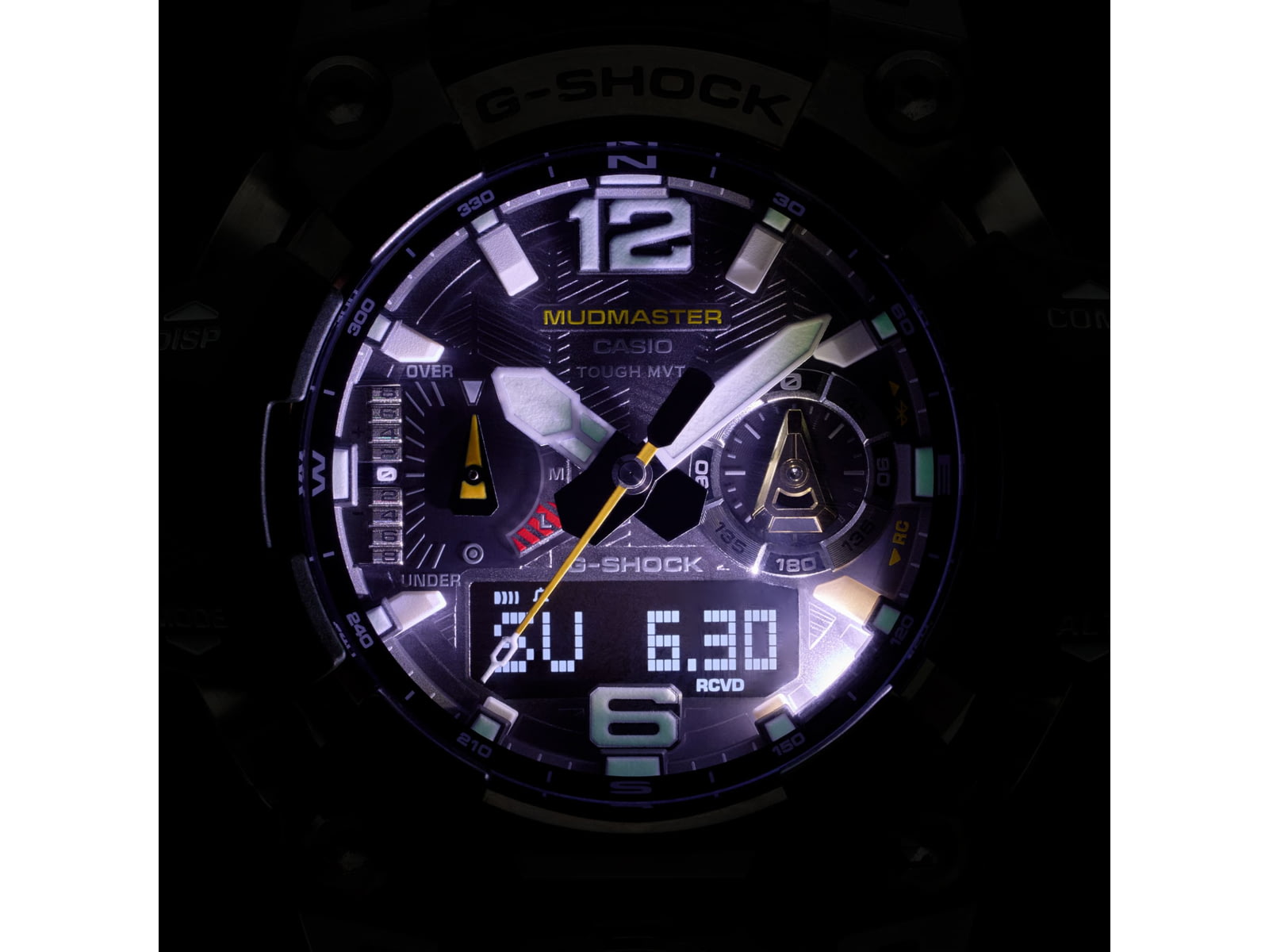 Casio G-Shock Mudmaster Triple-Sensor Solar Watch - Men's Green