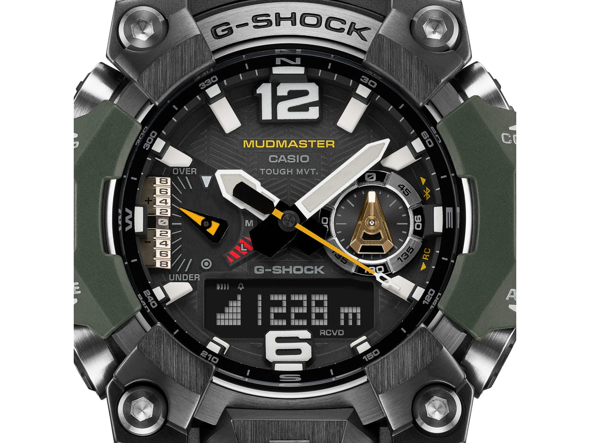 Casio G-Shock Mudmaster Triple-Sensor Solar Watch - Men's Green